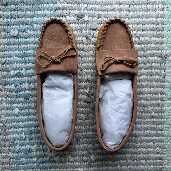 J. Crew Unlined Suede Loafers, 12, Dusky Pink - Picture 3 of 7